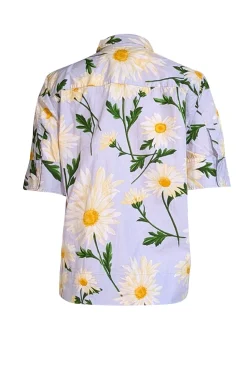 Dolce & Gabbana - Pale Blue Floral Print Shirt Sz S