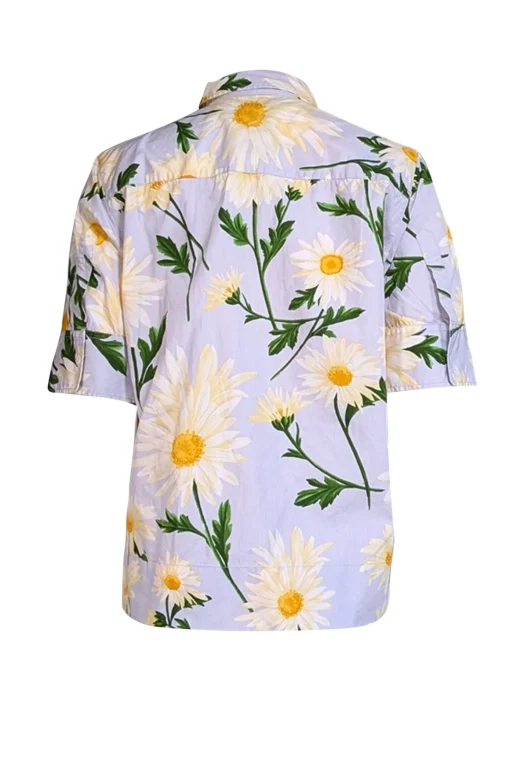 Dolce & Gabbana - Pale Blue Floral Print Shirt Sz S