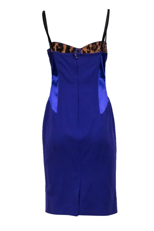 Dolce & Gabbana - Purple Sleeveless Bustier Style Dress Sz 8