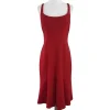 Dolce & Gabbana - Red Wool Blend Sleeveless Dress Sz 10