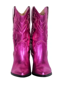 Dolce Vita - Metallic Pink Western Style Short Boots Sz 7.5