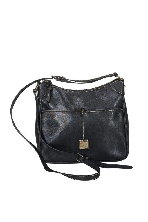 Dooney & Bourke - Black Leather Crossbody Bag