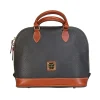 Dooney & Bourke - Black Pebbled Leather Satchel