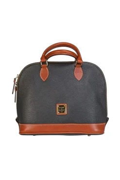 Dooney & Bourke - Black Pebbled Leather Satchel