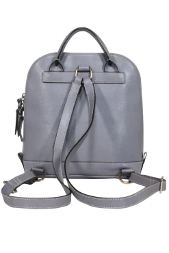 Dooney & Bourke - Grey Zipper Around Saffiano Leather Backpack