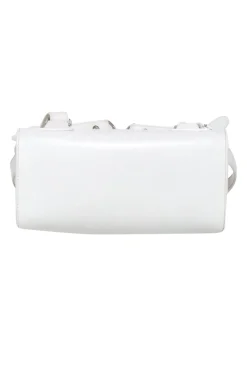 Dooney & Bourke - White Backpack w/ Bamboo Handle