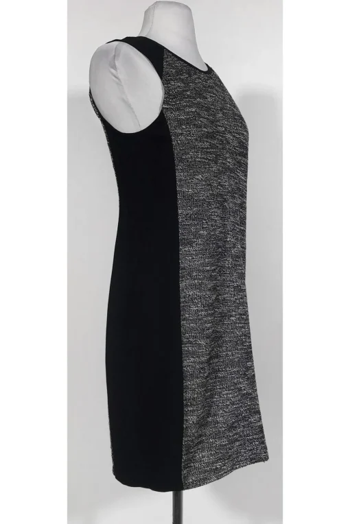 Eileen Fisher - Black & White Tweed Dress Sz S