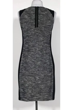 Eileen Fisher - Black & White Tweed Dress Sz S