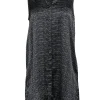 Eileen Fisher - Black Polka Dot Silk Shift Dress Sz S