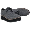 Eileen Fisher - Grey Tweed Lace Up Loafers Sz 9.5