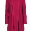 Eileen Fisher - Magenta Cotton Longline Cardigan Sz XL