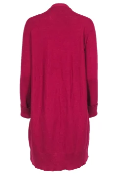 Eileen Fisher - Magenta Cotton Longline Cardigan Sz XL