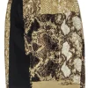 Elie Tahari - Beige & Brown Python Printed Pencil Skirt Sz 2