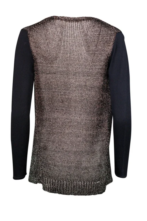 Elie Tahari - Black & Gold Cardigan Sz XS