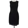 Elie Tahari - Black & Grey Lace Overlay Sleeveless Dress Sz 4