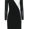 Elie Tahari - Black & White Bodycon Dress Sz 4
