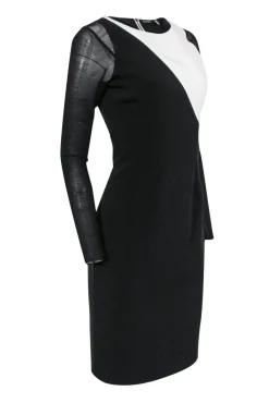 Elie Tahari - Black & White Bodycon Dress Sz 4