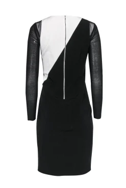Elie Tahari - Black & White Bodycon Dress Sz 4