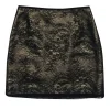 Elie Tahari - Gold & Black Lace Skirt Sz 4