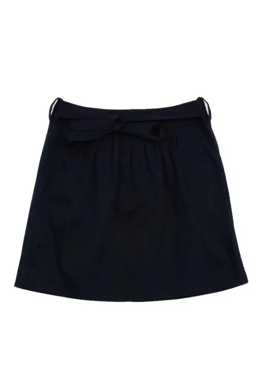 Elie Tahari - Navy Cotton Skirt Sz 6