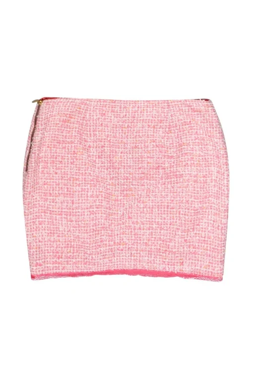Elie Tahari - Pink & Coral Tweed Miniskirt Sz 6