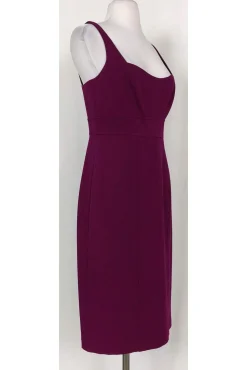 Elie Tahari - Purple Stretch Sheath Dress Sz 8