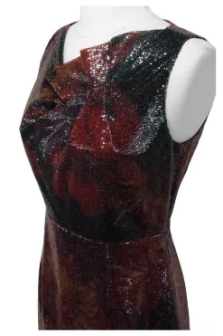 Elie Tahari - Red Tone Sequin Dress Sz 4