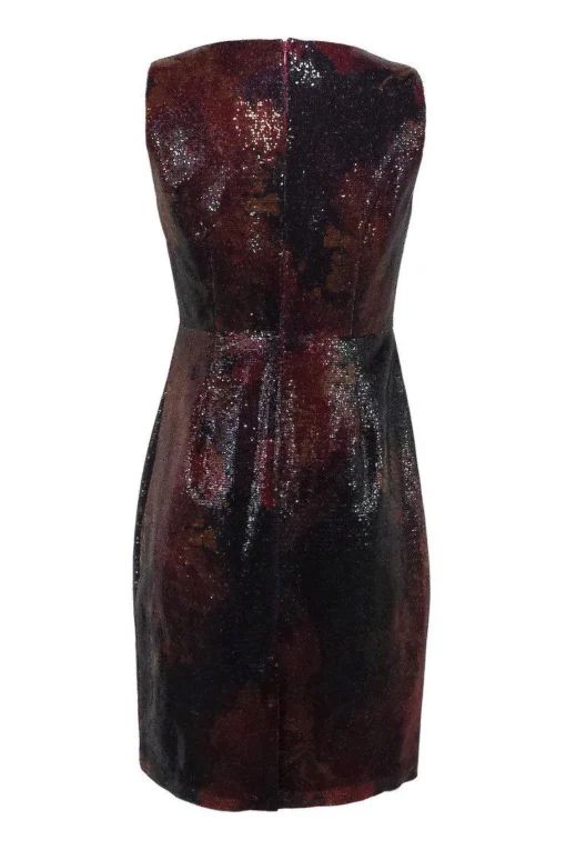 Elie Tahari - Red Tone Sequin Dress Sz 4