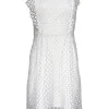 Elie Tahari - White Laser Cut Dress Sz 4
