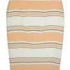 Elizabeth & James - Peach, Green & White Striped Pencil Skirt Sz 4
