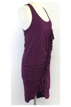 Elizabeth & James - Plum Cotton Blend Dress Sz L