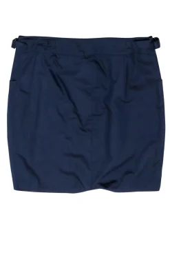 Emilio Pucci - Navy Blue Mini Skirt w/ Buckle Detail Sz 10