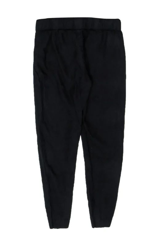 Enza Costa - Black French Linen Drawstring Pants Sz S
