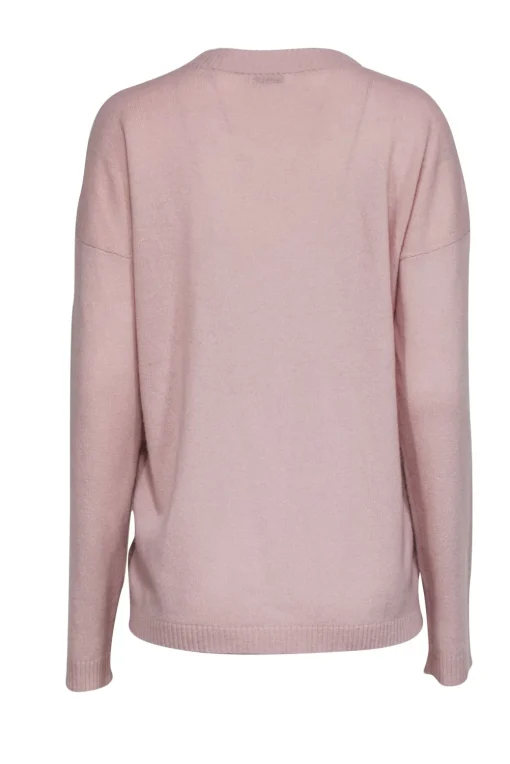 Equipment - Blush Cashmere Crewneck Relaxed Sweater Sz M
