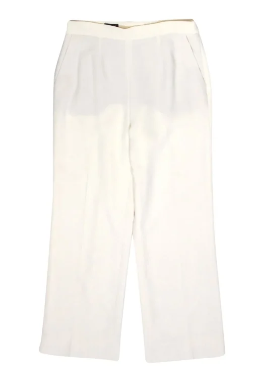 Escada - Ivory Wool Dress Pants Sz 10