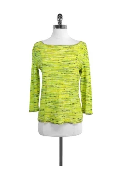Escada - Lime Green Knit Top Sz 8