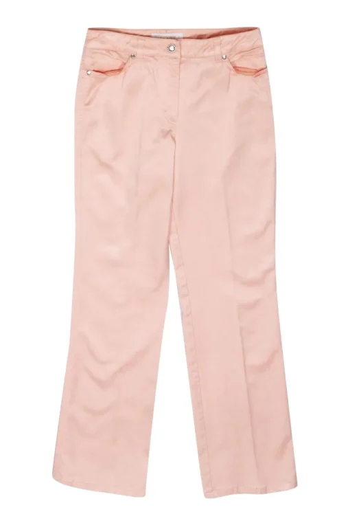 Escada - Peach Pink Satin Pants Sz 2