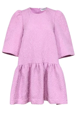 Essentiel Antwerp - Pink Leopard Jacquard Short Sleeve Mini Dress Sz 6