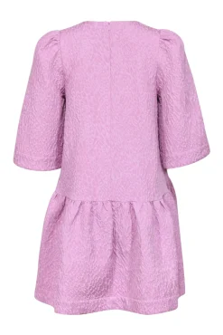 Essentiel Antwerp - Pink Leopard Jacquard Short Sleeve Mini Dress Sz 6