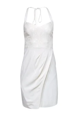 Etcetera - Cream Lace Bodice Halter Dress Sz 00