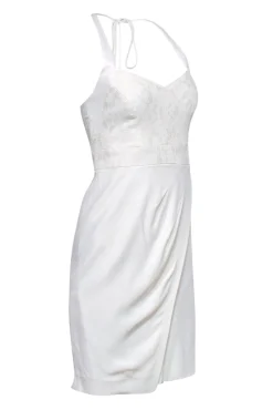 Etcetera - Cream Lace Bodice Halter Dress Sz 00