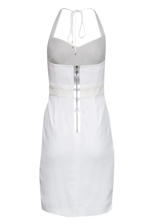 Etcetera - Cream Lace Bodice Halter Dress Sz 00