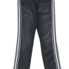 Etienne Marcel - Faded Black Straight Leg Jeans w/ White & Sparkle Stripes Sz 25