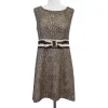 Eva Franco - Taupe Eyelet Dress w/ Bow Detail Sz 4