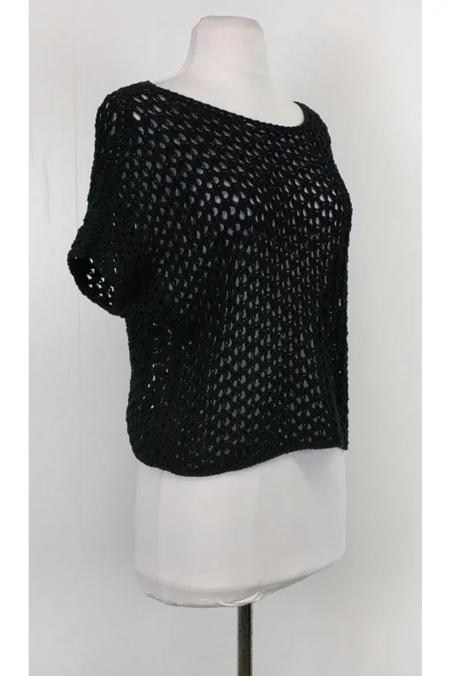 Fabiana Filippi - Black Open Knit Sweater Sz S
