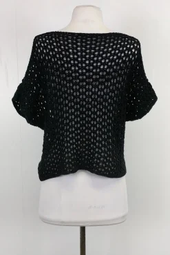 Fabiana Filippi - Black Open Knit Sweater Sz S