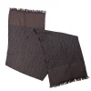 Fendi - Brown & Black Monogram Wool Scarf