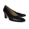 Ferragamo - Black Leather Embossed Pumps Sz 9.5