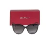 Ferragamo - Black Oversized Sunglasses