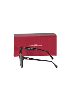 Ferragamo - Black Oversized Sunglasses